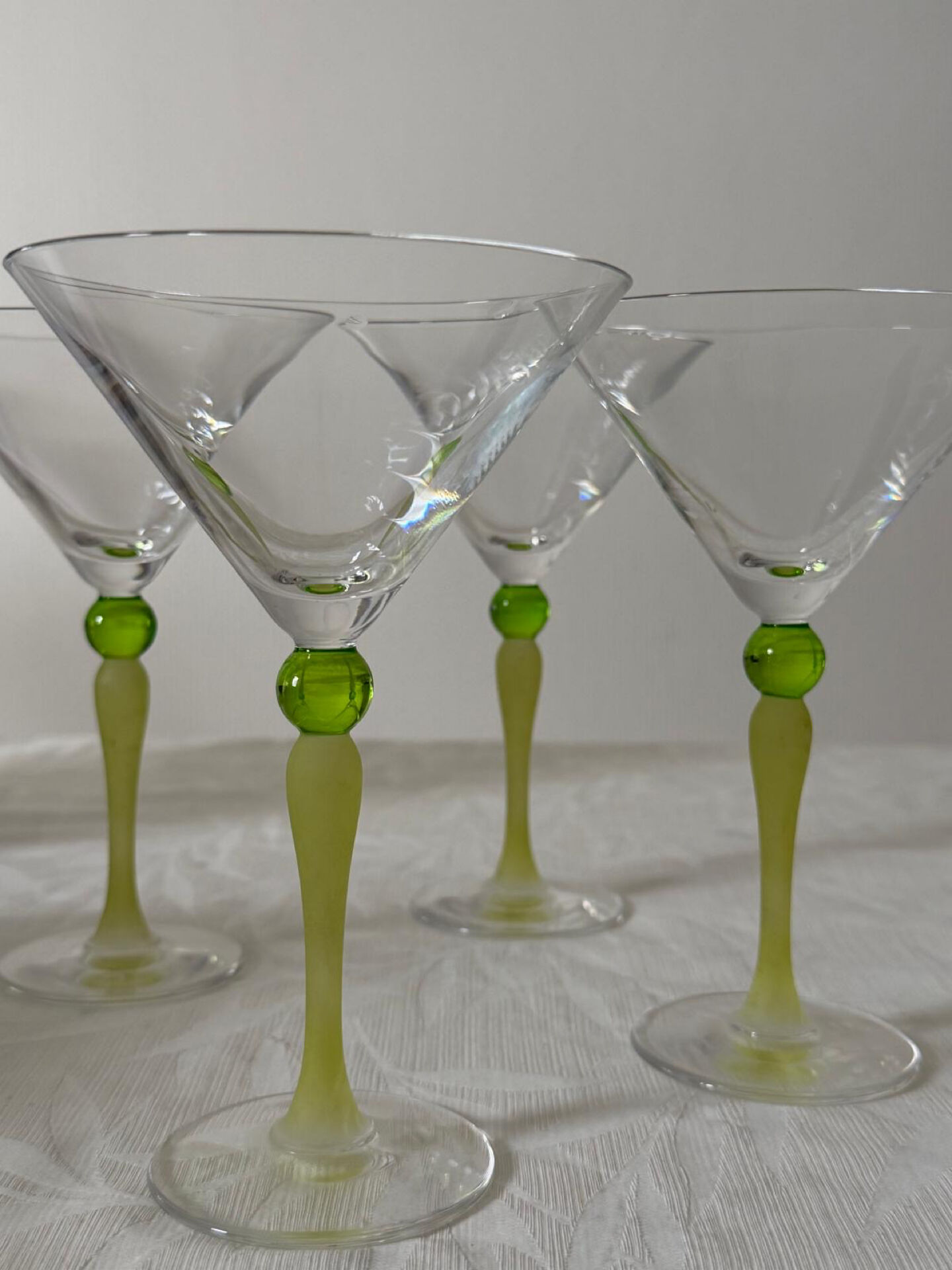 Lot verres à cocktails vintage