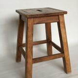 Massive wooden stool
