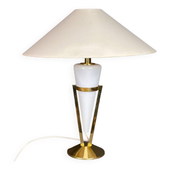 Lampe de table Deutsche Vintage Space Age par Gaetano Sciolari pour Leola, 1970
