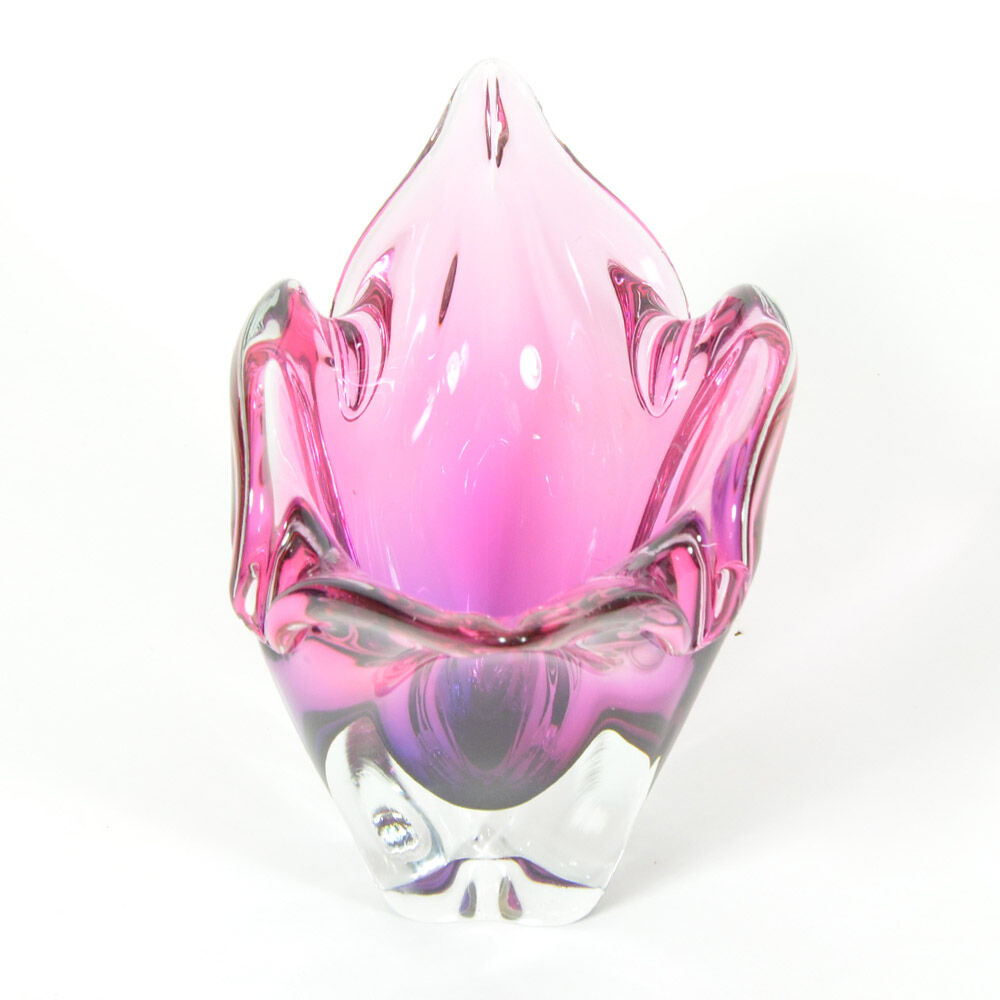 Vase en verre soufflé