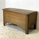 Large solid oak chest from the early 20th century