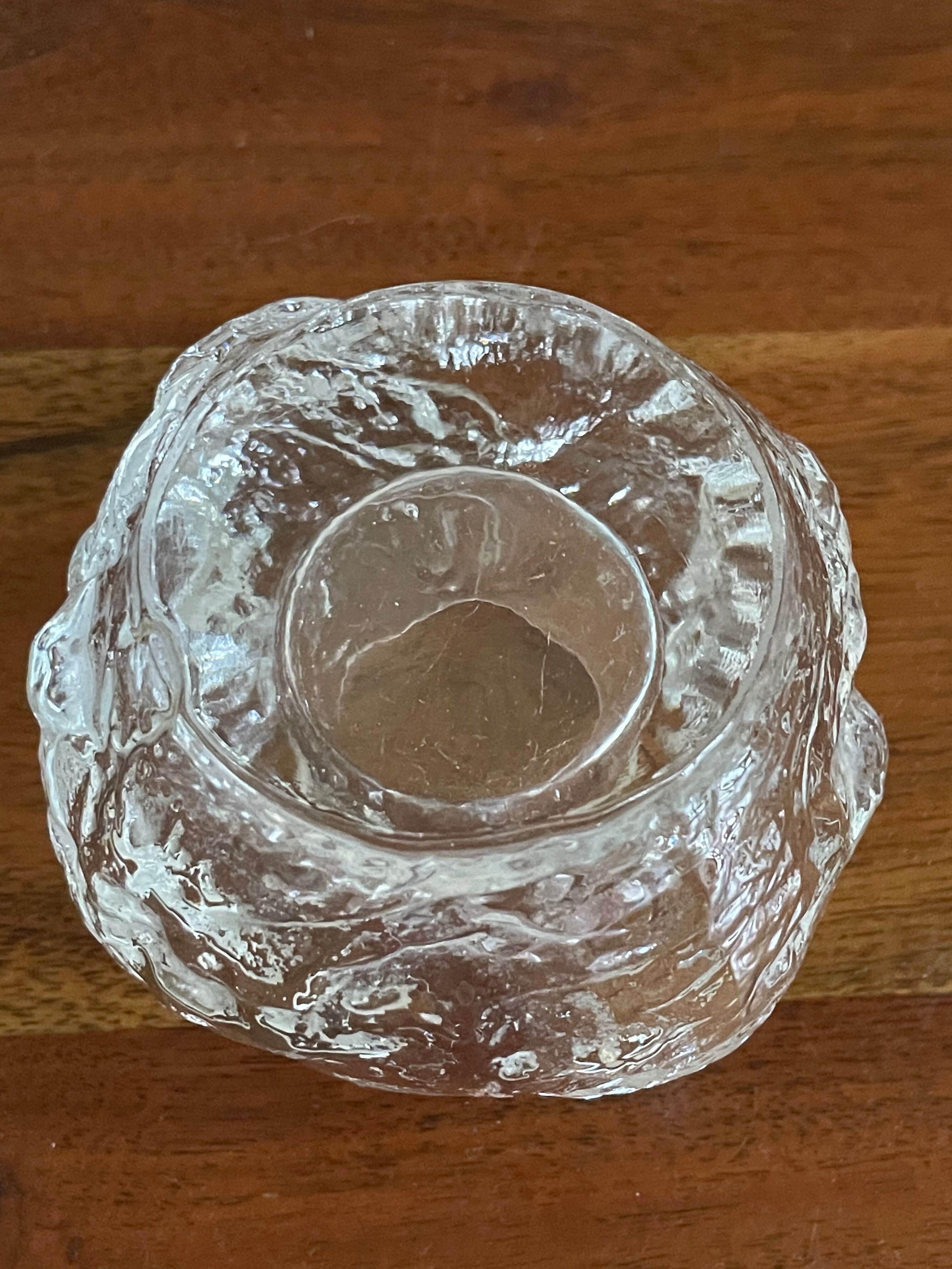 Bubbled glass photophore