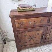 Meuble de rangement confiturier art populaire savoyard 1950