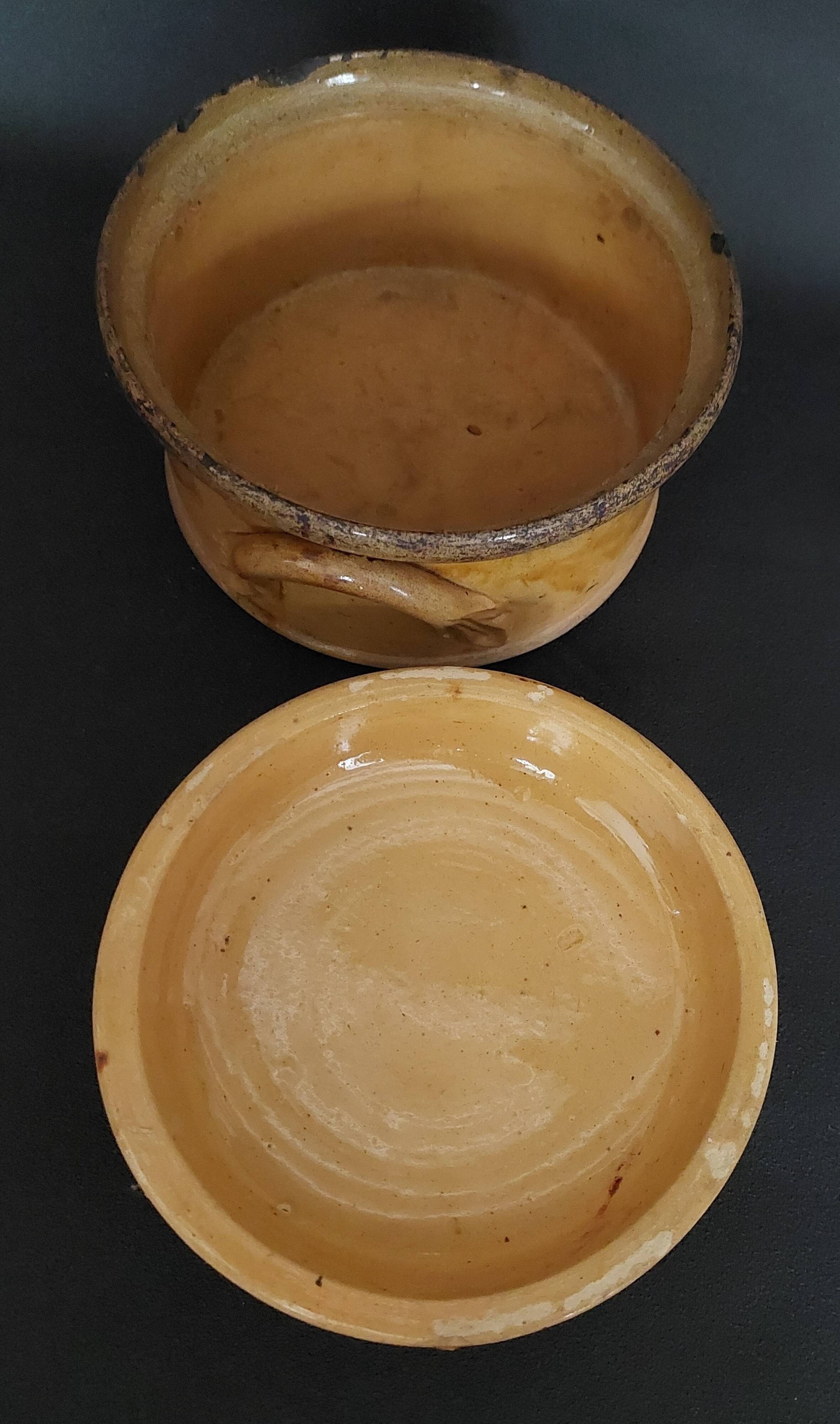Glazed terracotta terrine from Provence, early 20th century