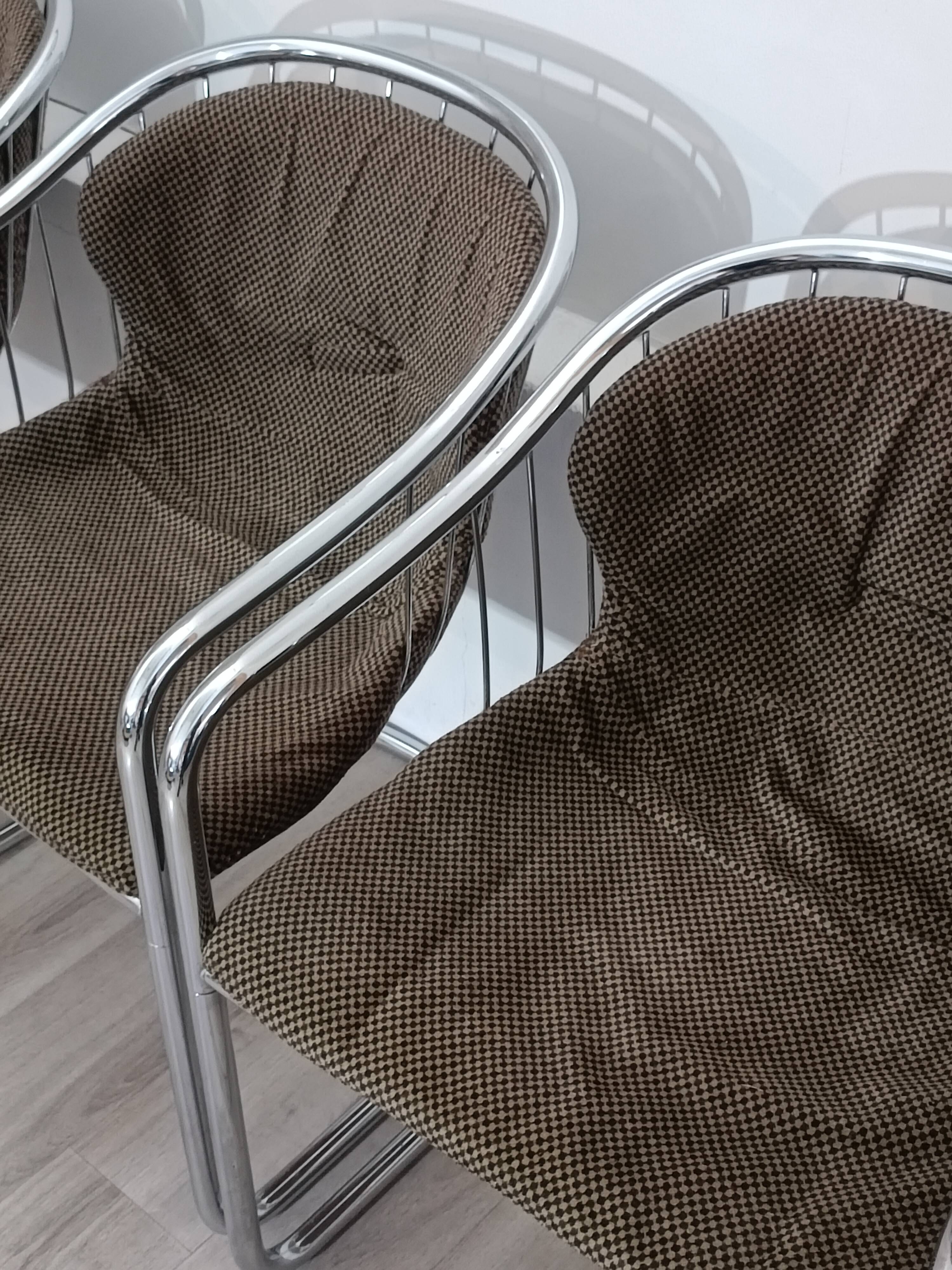 Cantilever Chairs by Gastone Rinaldi for Rima 1970s