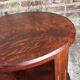 Art Deco side table / pedestal table in Rio rosewood