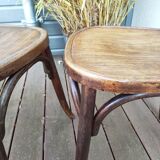 Trio of Baumann bistro chairs 1920