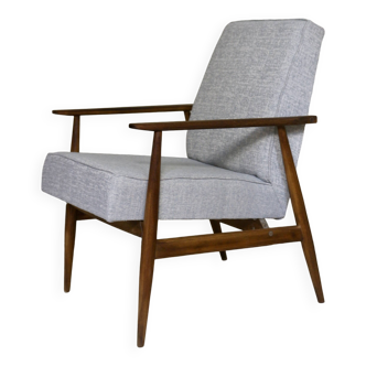 henryk lis 300-190 armchair from the 70s in bouclette fabric ref: franky