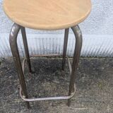 High workshop stool