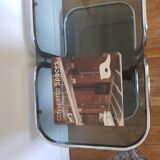 Metal and glass coffee table