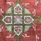 Old carpet decorative turkish 190 x 210 cm