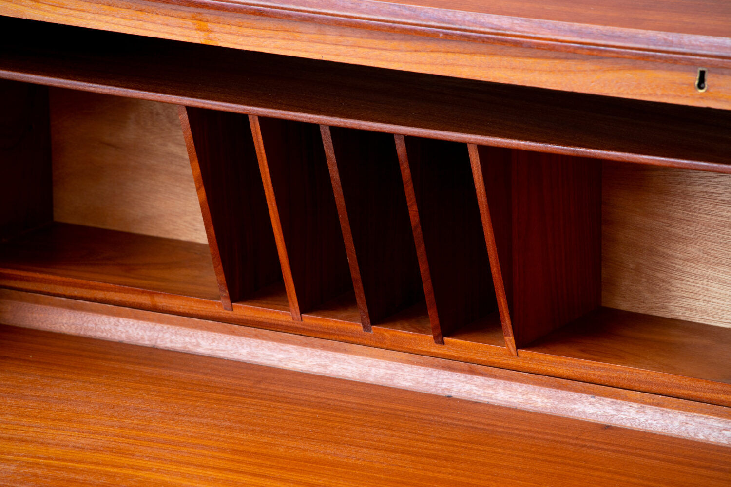 Scandinavian secretary in teak 1960