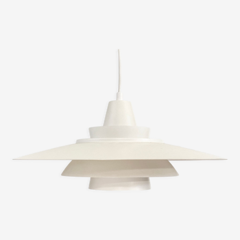 Large layered pendant light by David Mogensen for Superlight. Denmark 1970s