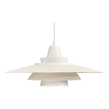 Large layered pendant light by David Mogensen for Superlight. Denmark 1970s