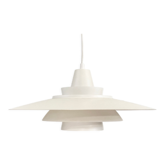 Large layered pendant light by David Mogensen for Superlight. Denmark 1970s