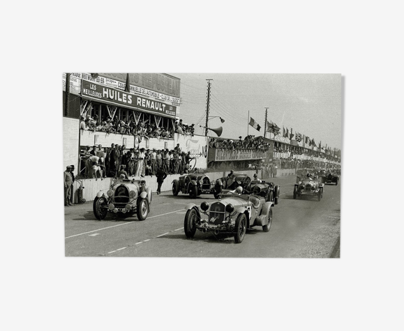 Photography, "Les 24 h du Mans", 1934 / Large format: 20 x 30 cm