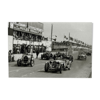 Photography, "Les 24 h du Mans", 1934 / Large format: 20 x 30 cm