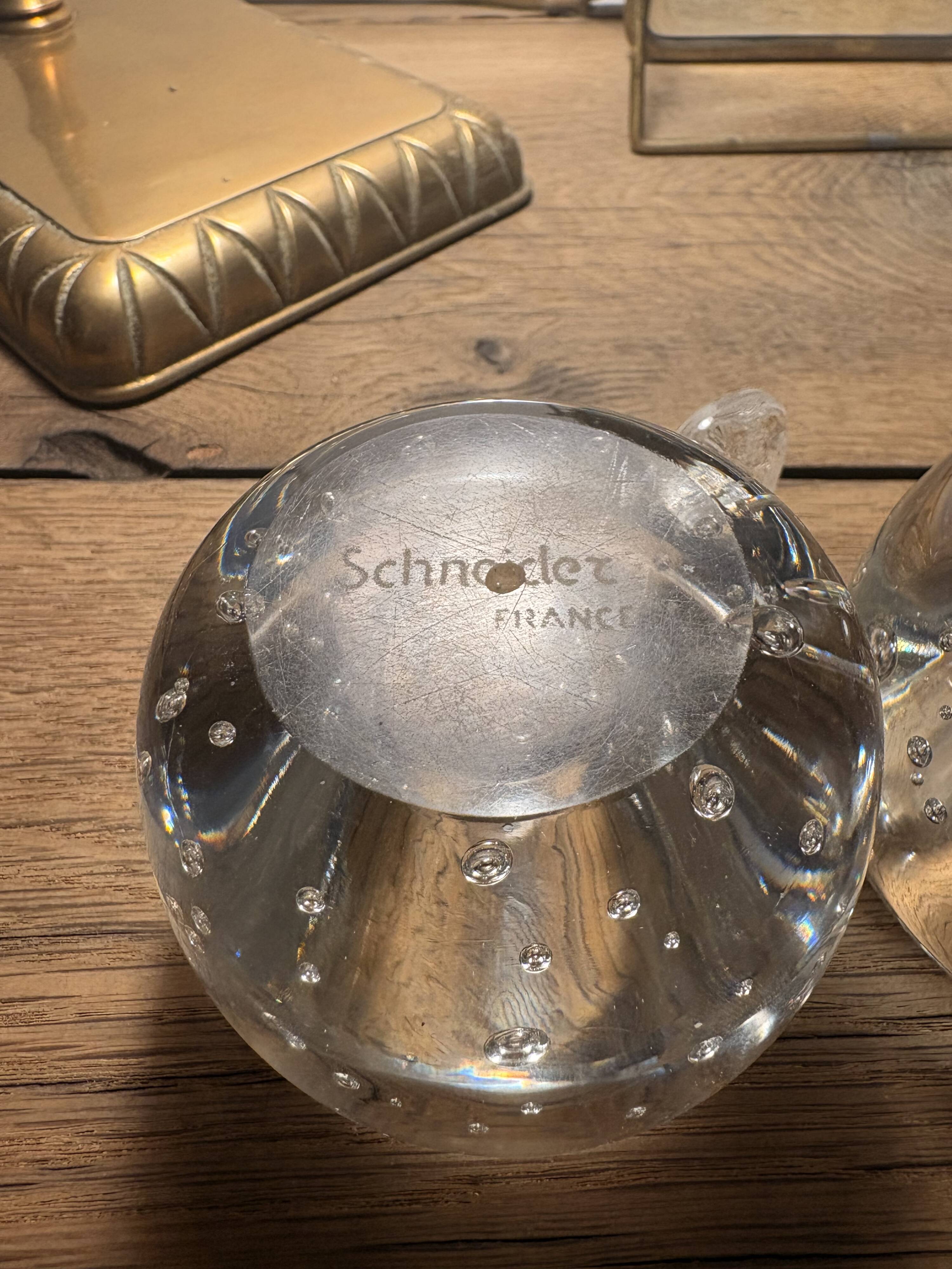 Pair of candlesticks signed Schneider – bullicante