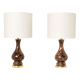Pair of glass lamps Murano by Vincenzo Nason 1960