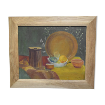 Henri Ottmann (1877-1927) Nature morte, Huile sur toile signée