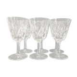 Set of 6 vintage wine glasses