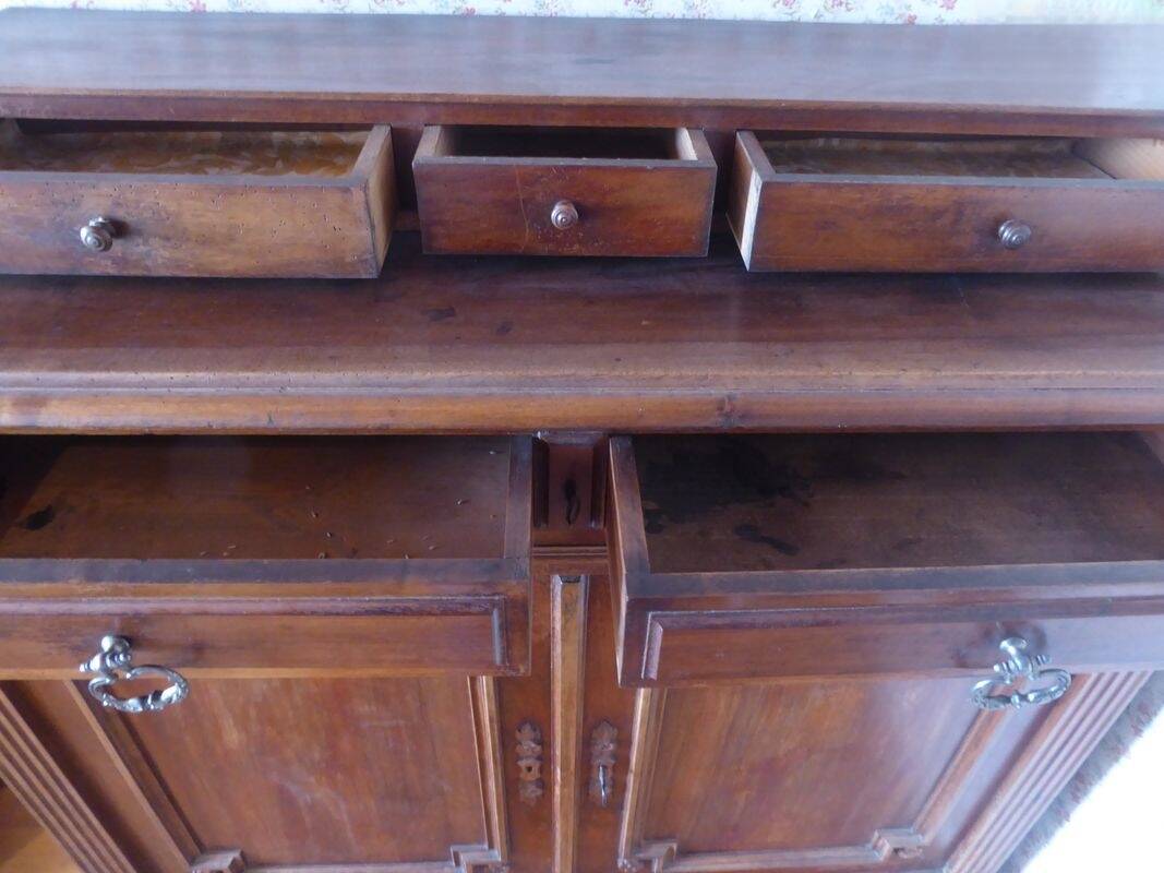 Antique solid walnut furniture from the early 1900s.