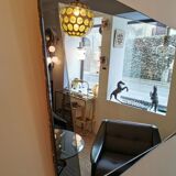 Mirror XXL two-tone 60s libe shape 166x76cm