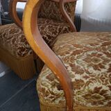 Pair of armchair art deco vintage 50 years