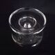Set of 10 Art Deco crystal footed bowls.