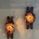 Raw expressive wall sconces by Francesco Pasinato