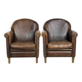 Fauteuils en peau de mouton