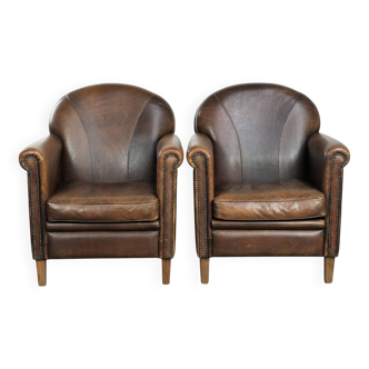 Fauteuils en peau de mouton