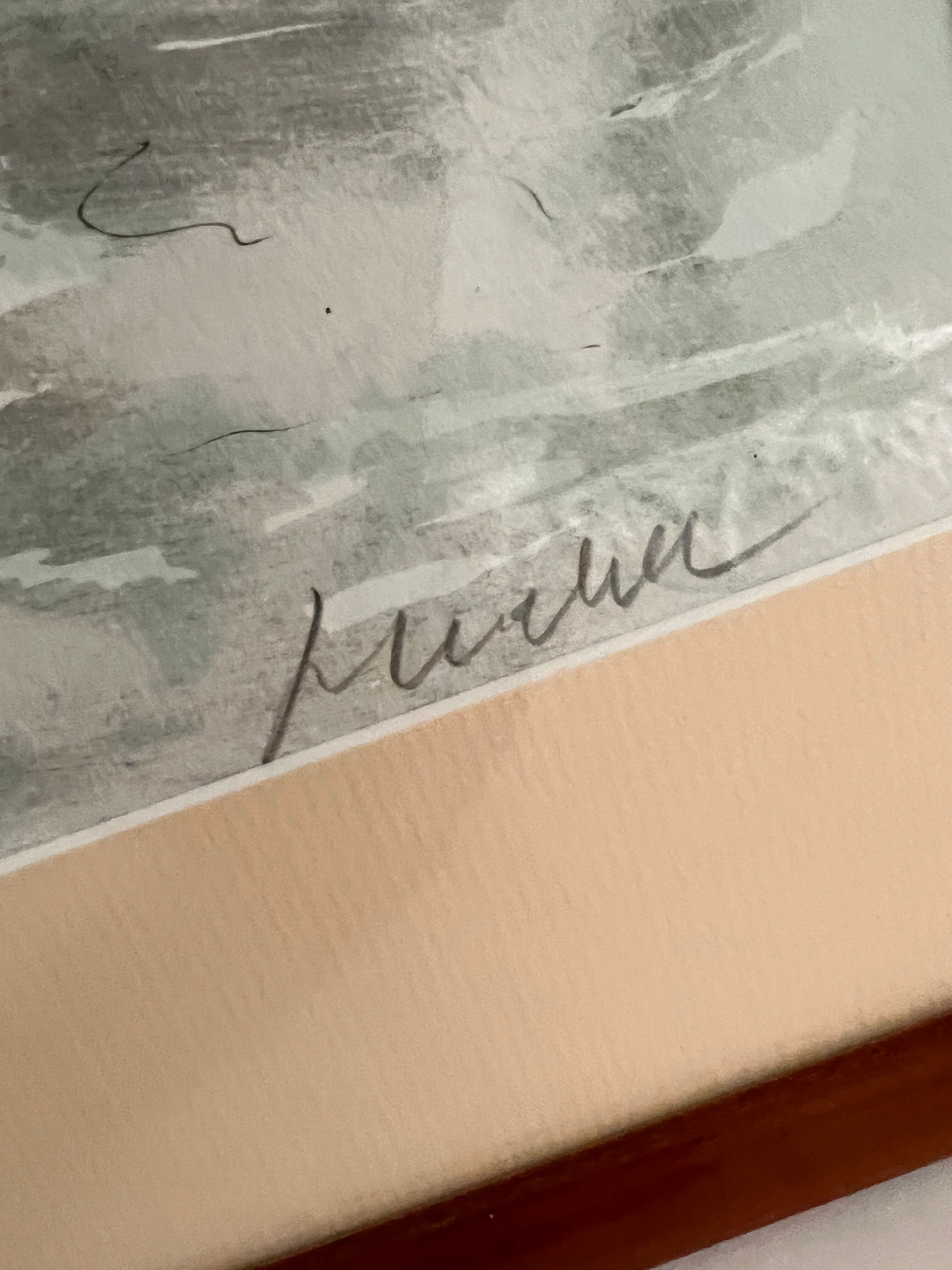 Painting Boat and its canoe