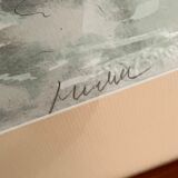 Painting Boat and its canoe