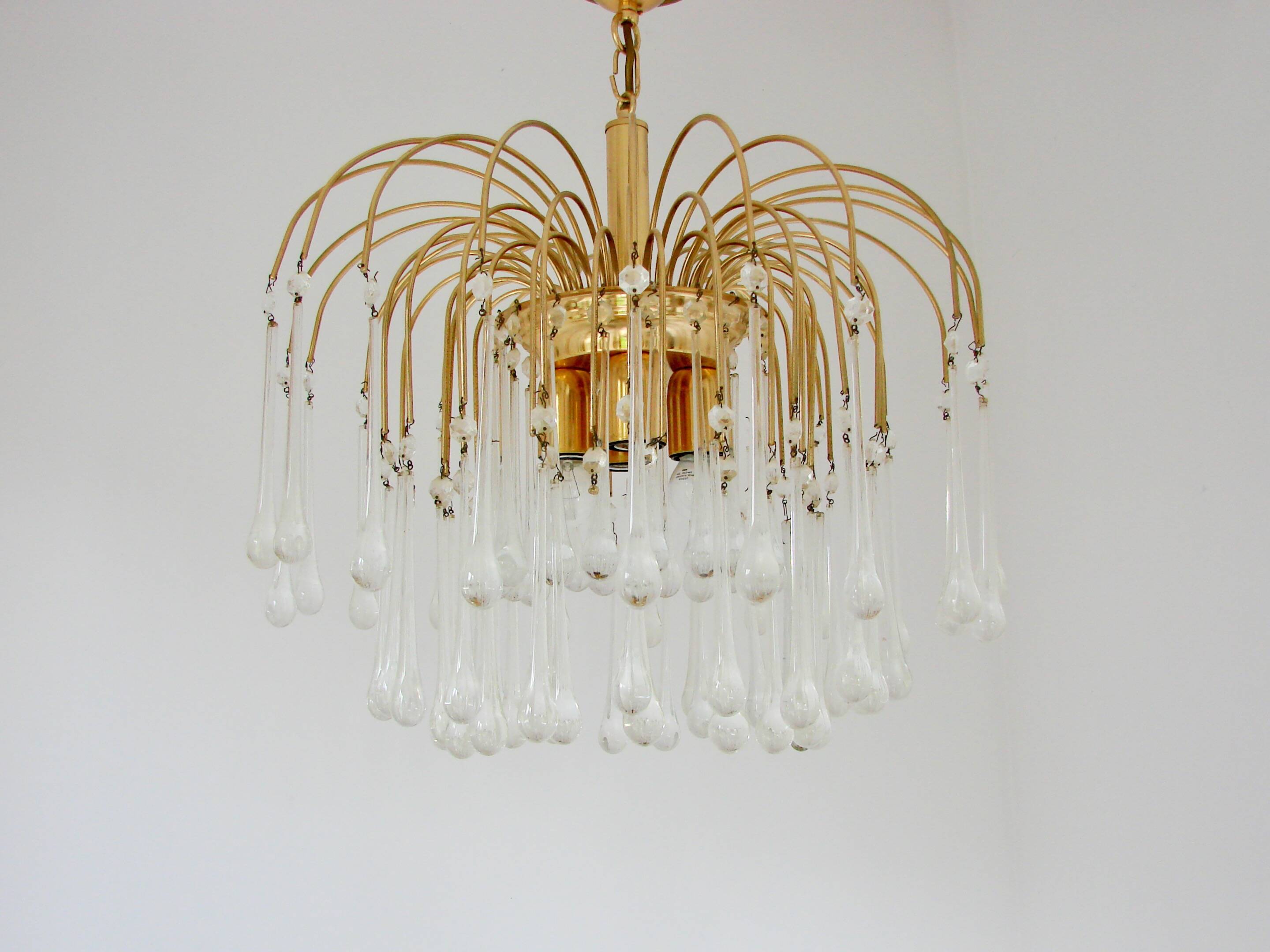 Pendant lamp designed by Paolo Venini, 1970s.