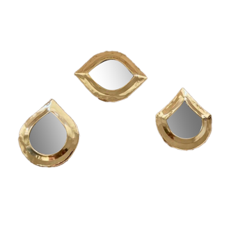Trio Miroir Laiton