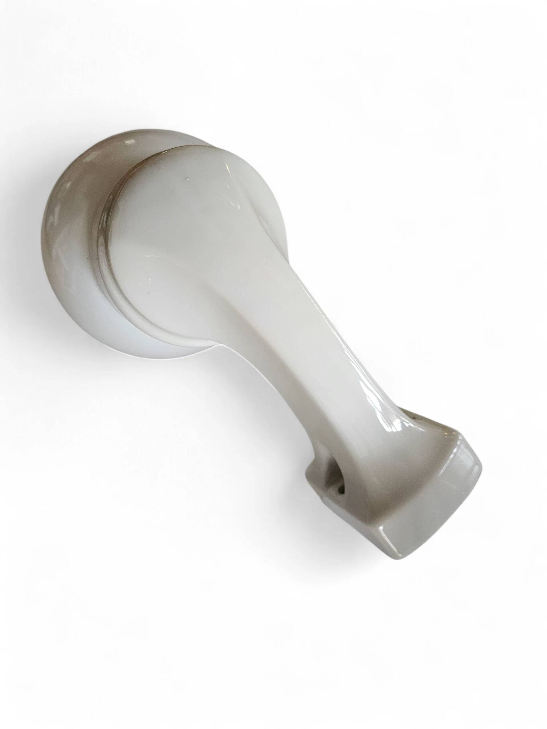 2 x Porcelain Wagenfeld wall lamp no. 4300 for Lindner / 1950s