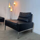 Leather Sofa and Armchair design Hans Peter Piehl for Wilkhahn 60s