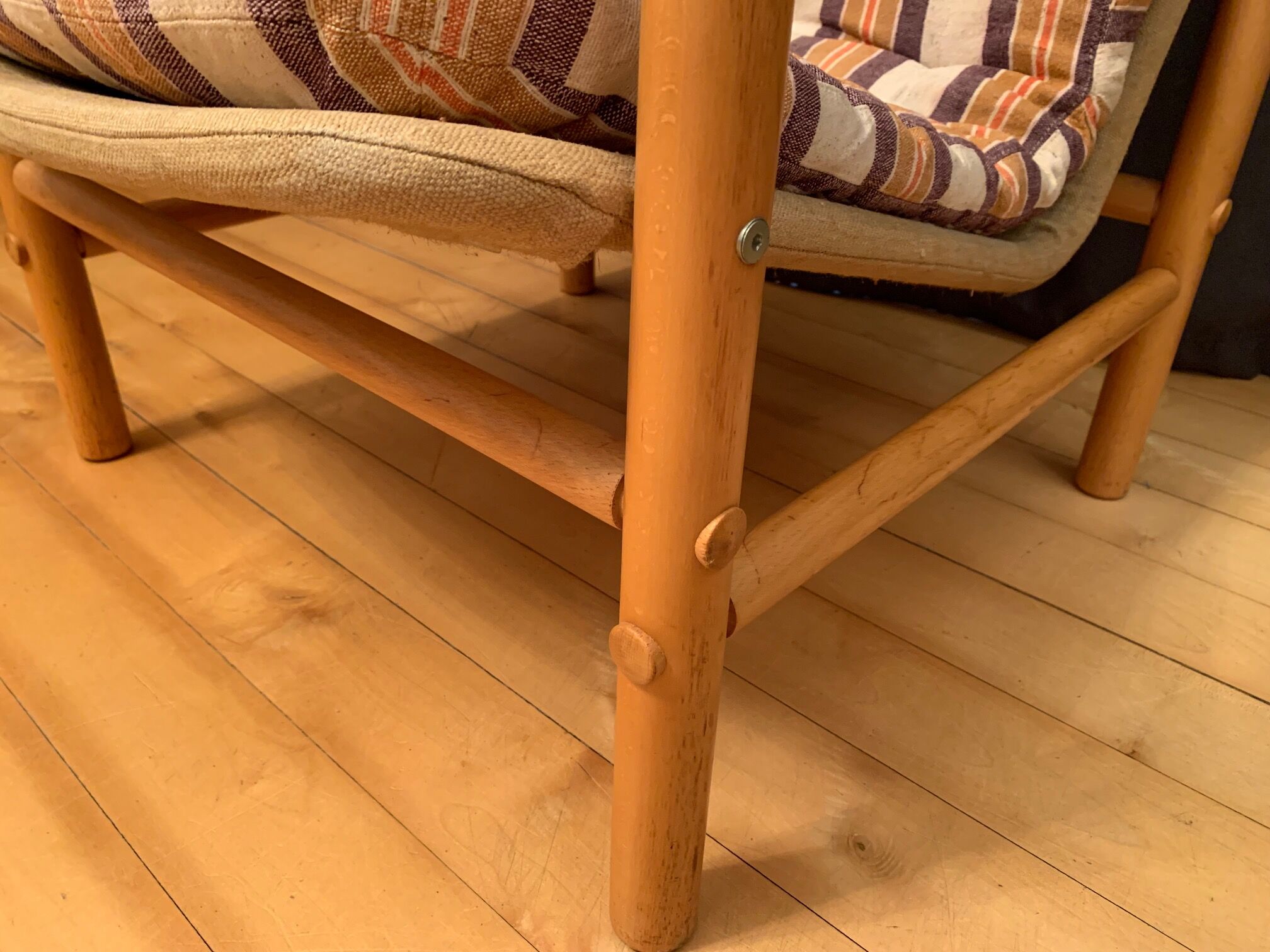 Safari armchair, designed by Bror Boije, Dux, Sweden, 1960s