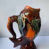 Pichet poisson Vallauris 1970