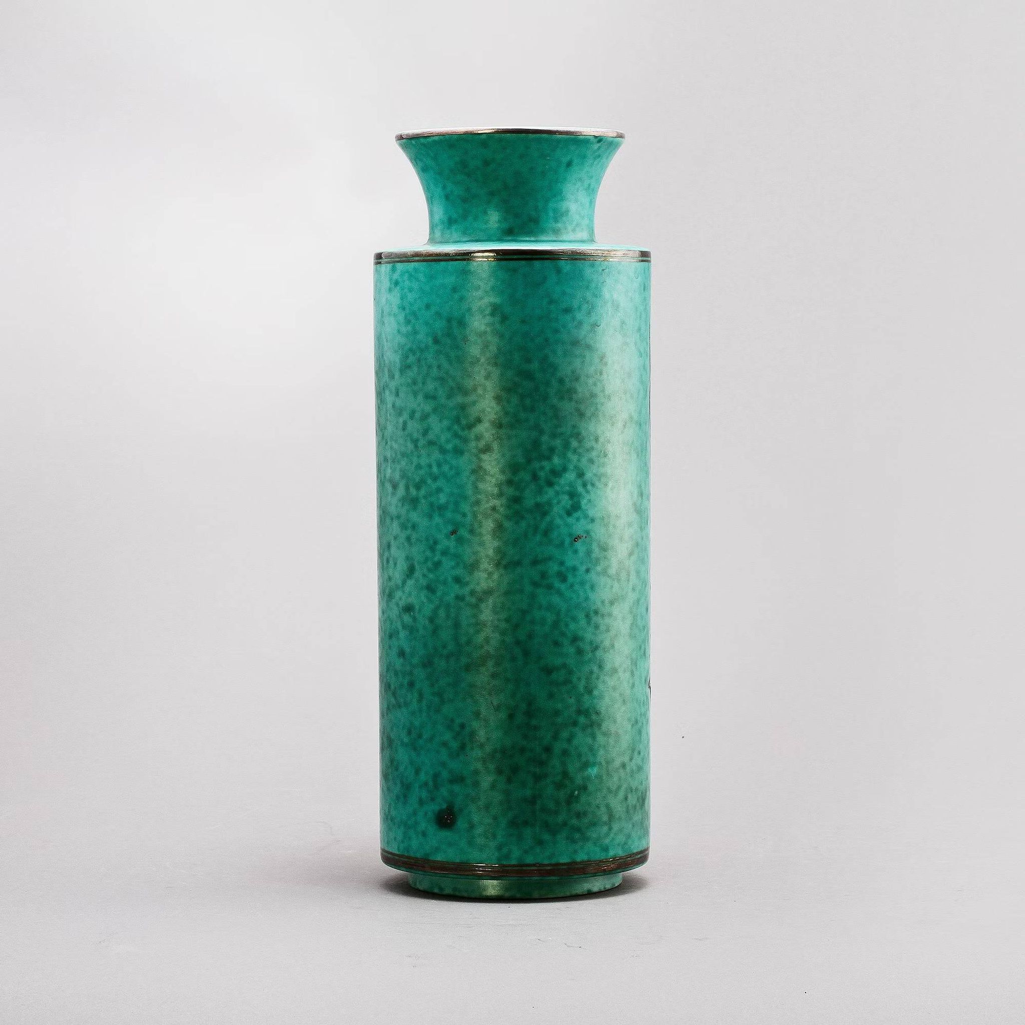 Wilhelm kage grand vase "argenta" gustavsberg suède années 50 marqué