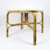 Bamboo dining table, 1970s