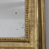 Golden Louis Philippe Mirror with Gold Leaf 55x76cm