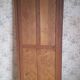 Oak art deco mirror door