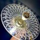 Vintage lampshade in chiseled glass