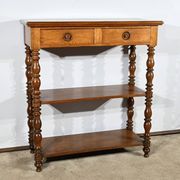 Sideboard at waist height, oak console, Louis Philippe style, 2nd part of the 19th century.