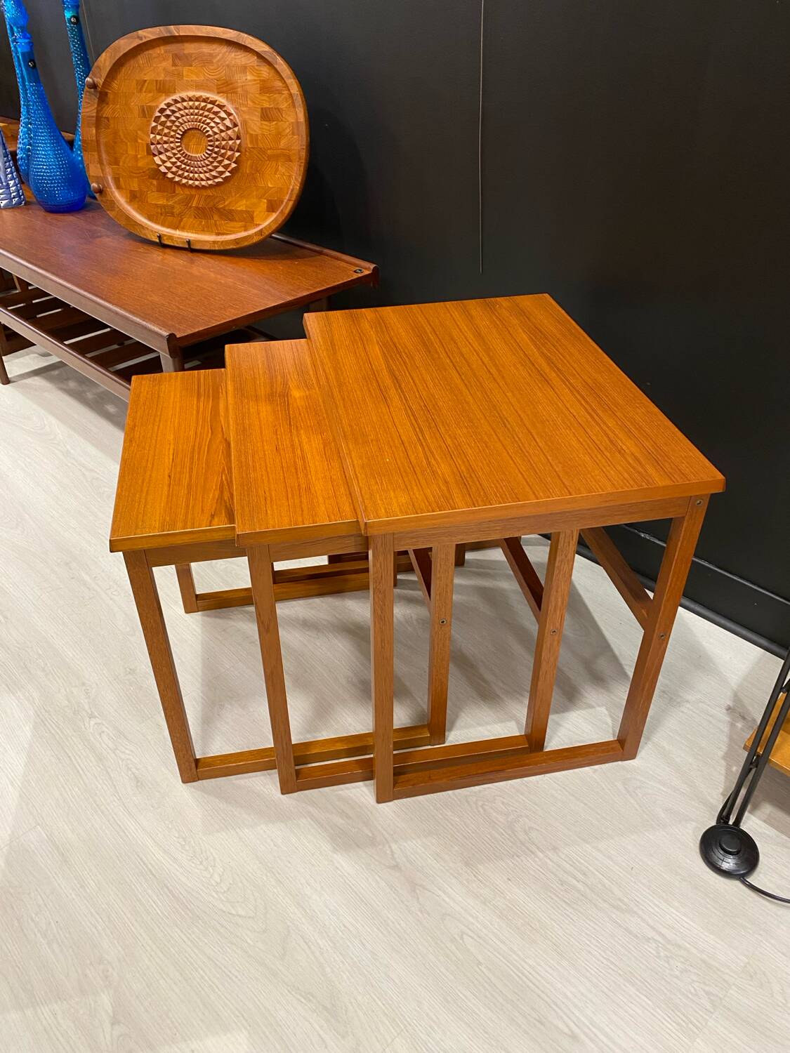 Scandinavian nesting table BRDR Furbo 1970