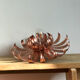 Vintage metal flower wall lamp