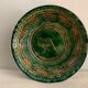 Tito Ubeda Spanish green ceramic fruit cup