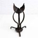 Natural design iron candlestick
